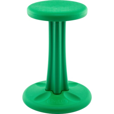 Kore Design Pre-Teen Kids Wobble Chair for Schools, Classrooms, 18.7in tall, Active Seating, Green 803912