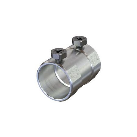 Amfico Conduit Fitting Coupling, 3/4 in, Set Screw, Steel, Zinc Plated SS61US