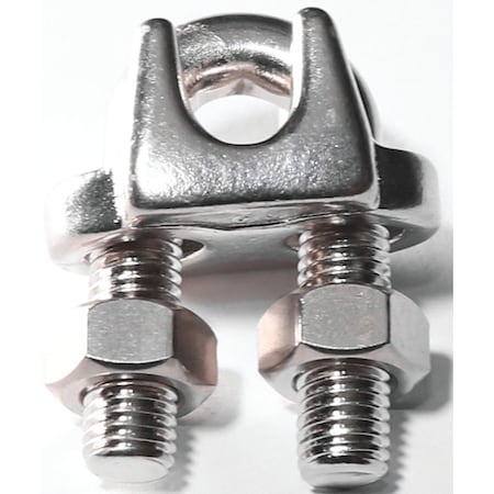 Baron Wire Rope Clip, Stainless Steel 260S-3/16