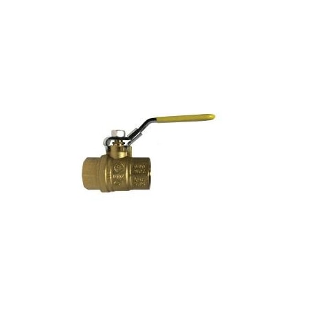 Midland Industries VALVE BALL 1-1/4IN FNPT X FNPT FGD BRS 940176