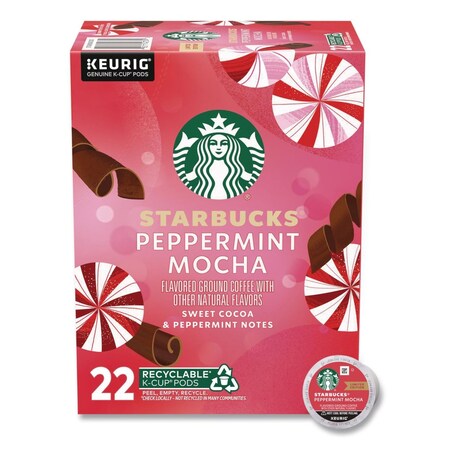 Starbucks Peppermint Mocha K-Cup, 22PK 12437832