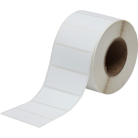 Brady BradyJet J2000 Paper Labels 1.25 in H x 2.5 in W White 850/RL J20-166-2550
