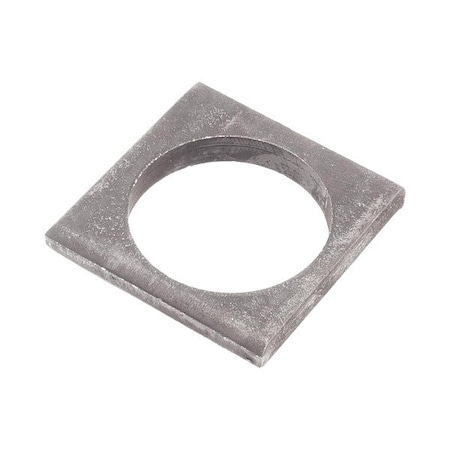 Zoro Select Square Washer, Fits Bolt Size M39 , Stainless Steel Plain Finish Z89M39SS
