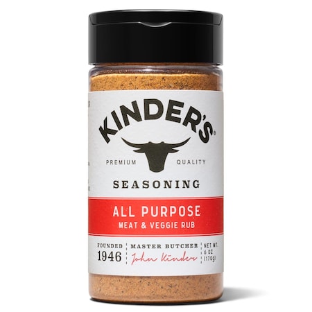 Kinders Meat/Veggie Rub BBQ Seasoning 6 oz 37545