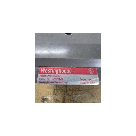 Westinghouse Heavy Duty Pushbutton Operator, Heavy-Duty, 2-Hole Control Station Typically Used In PB2EM2