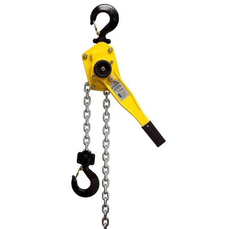 Oz Lifting Products Lever Chain Hoist, 6,000 lb, 10 ft, Hook Mounted - No Trolley OZ300-10LHOP