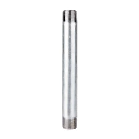 Ace Trading - Nipple STZ Industries 1-1/4 in. MIP each X 1-1/4 in. D MIP Galvanized Steel 10 in. L Nipple 303U114X10