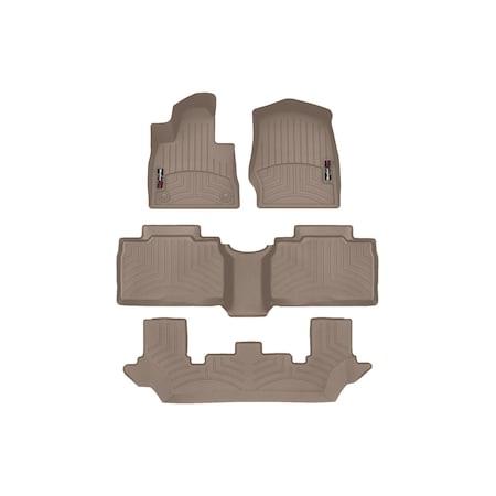 Weathertech Tan, Front, rear, and rear Floorliners 4517161-451575-2-4