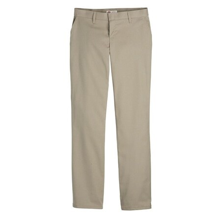 Dickies Women's Work Pants, 4, Desert Sand, 65% Polyester/35% Cotton Twill FP21DS 4  37U