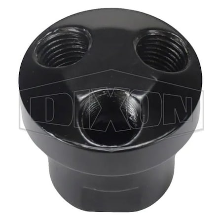 Dixon 3-in-1 Manifold, 1 3/8 in NPT Inlets x 3 1/4 in NPT Outlets, Aluminum, Domestic D3406