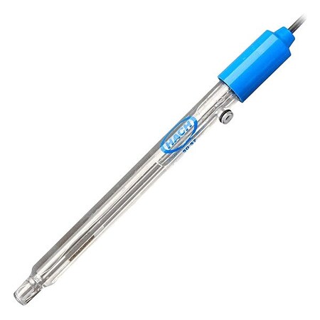 Hach Electrode, 1/2 in Dia, 120 mm H, Glass LZW5057.97.0002