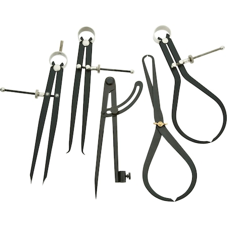 Grizzly 5-Pc. Woodworking Caliper Set T25802