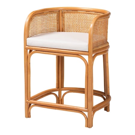 Bali & Pari Aria Natural Rattan Counter Stool 260-14338-ZORO