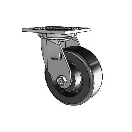 Colson 4 Series Swivel Plate Caster 4.05109.339 - Phenolic 5" Dia. 1000 Lb. Cap. 4.05109.339
