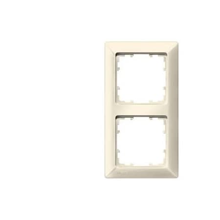 Siemens DELTA line, electrical white frame 2-fold, 151x 80 mm 5TG2582-0
