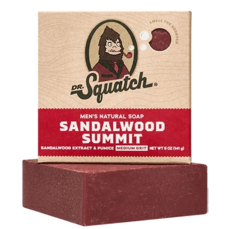 Dr. Squatch Sandalwood Summit Scent Bar Soap 5 oz RTLBARSAS-6-6