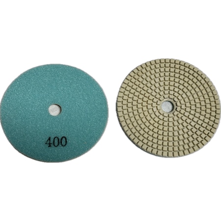 Vantage Product Flexible Risen Bond Dry Polishing Pad, Concrete Finishing, 5'' R-FB50400