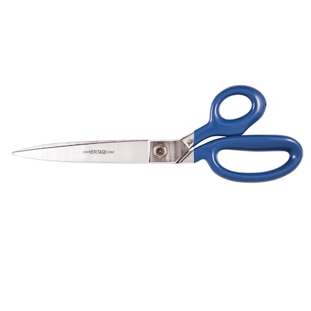Klein Tools Bent Trimmer w/Large Ring, Coated Handles, 12-Inch G212LRBLU
