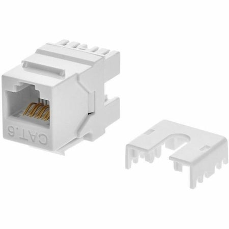 Monoprice Cat6 Rj 45 180 Degree Keystone Dual Idc 15694