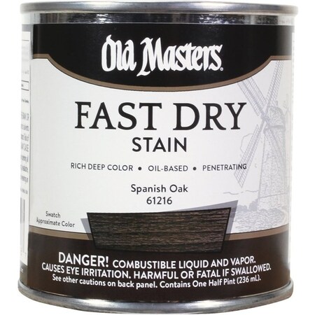 Old Masters .5Pt Fast Dry Stain Spanish Oak 61216