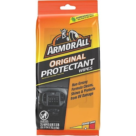 Armor All Vehicle Protectant, Wipe On, 22 oz., White AWPTF-20-1USLT