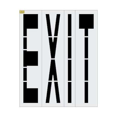 Rae IndividualStencil, Message, LDPE, 4pcs 5036-096