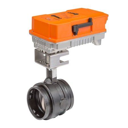 Belimo Butterfly Valve, 4, 2 Way, 820 Cv, w/ F6100VIC+PRXUP-MFT-T