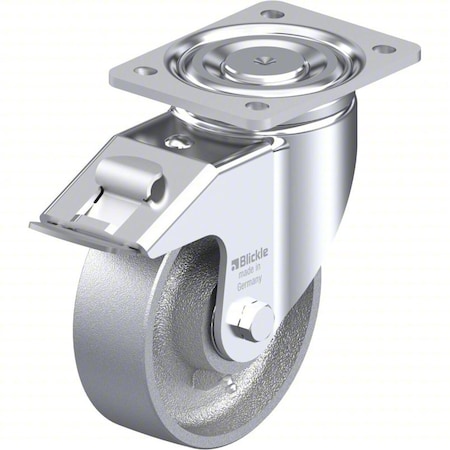 Zoro Select Heavy Duty Swivel Plate Caster LH-G 150K-FI