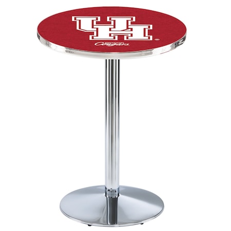Holland Bar Stool Co 42" Chrome Houston Pub Table, 36" dia. Top L214C4236Houston