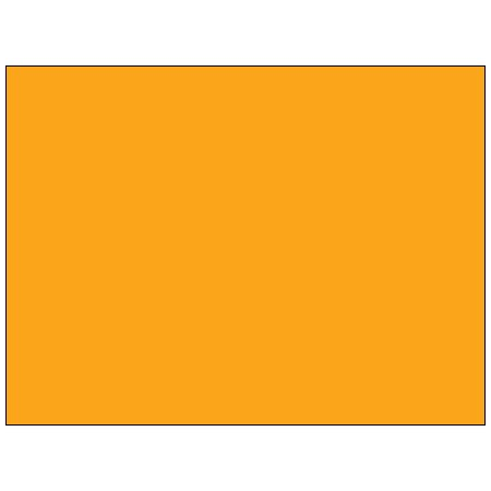Bsc Preferred 4 x 4'' Fluorescent Orange Inventory Rectangle Labels DL638H