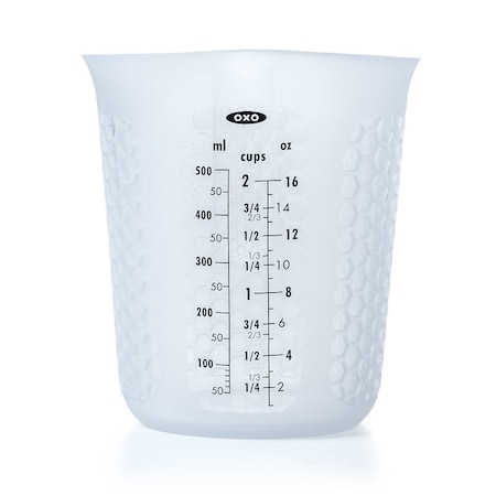 Oxo Measuring Cup, 2 Cup Capacity, Silicone 11161000