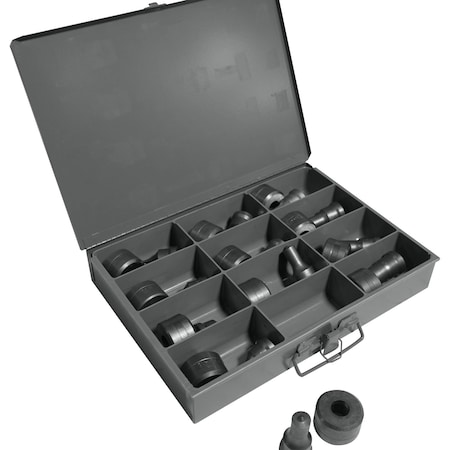 Edwards Standard Round Punch & Die Set, 13 Piece PD1220