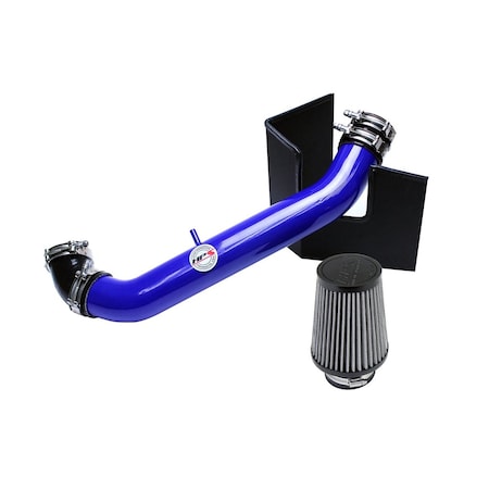 Hps Performance Air Intake Kit with Heat Shield, Blue,  827-537BL