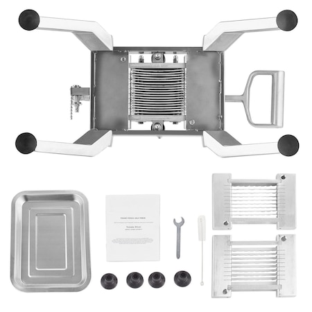 Vevor Commercial Vegetable Slicer 1/4" and 1/2" Tomato Slicer Vegetable Cutter AY460-2