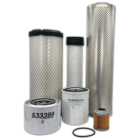 Hero Preventative Maintenance Kit John Deere 27D Excavator S/N 250001- 20 Micron Fuel Filter MSU-JD-0510