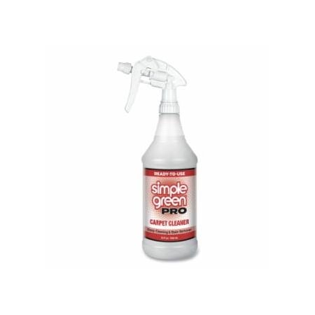 Simple Green Pro Carpet Cleaner, 32 oz, Spray Bottle, 12PK 676-0510101206032