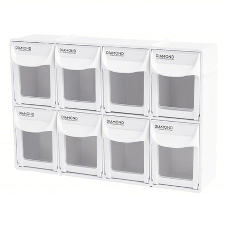 Diamond Storage Solutions Tip-Out Bin, 3 3/8 in L, 11 7/8 in W 3030-8-BIN-2