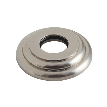 Kingston Brass Round Shower Arm Flange, Brushed Nickel K157F8