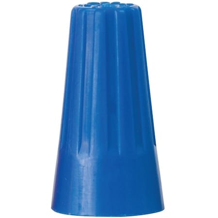 Gardner Bender WireGard 2 Wire Connector, 22 to 16 AWG Wire, Steel Contact, Polypropylene Housing Material, Blue 16-002