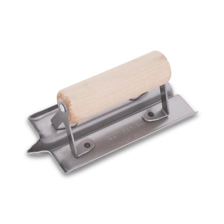 Marshalltown Steel Hand Groover, Concrete Hand Groover, 6 x 3 inch Groover, 1/2 inch Groove Depth CG396