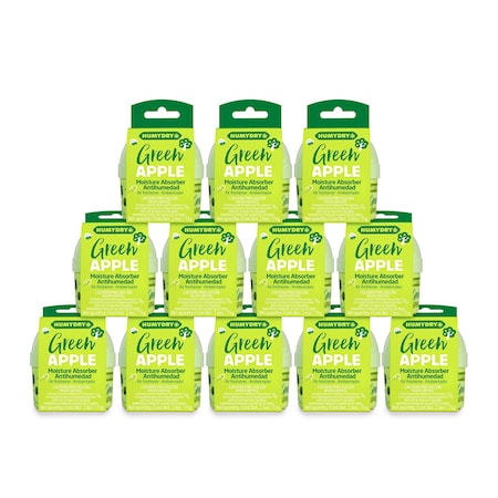 Humydry Mini Moisture Absorber 2.6 oz PLUS Air Freshener, Apple scent, 12PK USA44125C12