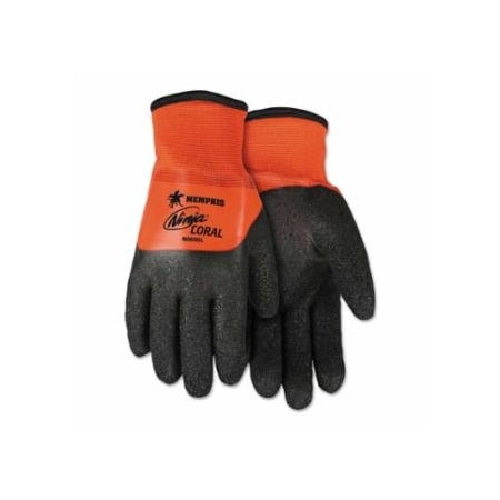 Mcr Safety Ninja Coral Gloves, X-Large, Hi-Vis Orange/Black, 12PK 127-N9695XL