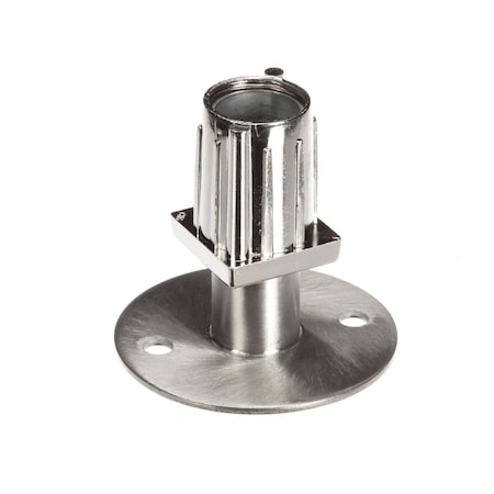 Groen Flanged Foot Insert, 1 1/2in Square Tube, Single Z097615