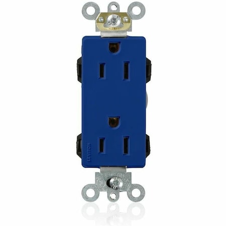 Leviton Commercial Grade Decora Receptacle, 15 Amp, 125 Volt M1626-B