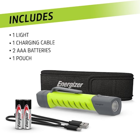 Energizer Flashlight, LED, 6-3/8 in Overall L. ENYPHH22
