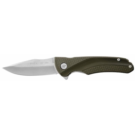Buck Knives 7.5 in. 840 Sprint Select Green 420 HC Stainless Steel Folding Knife 8029989
