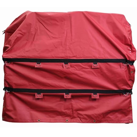 Mytee Products Fitted Coil Tarps RED for Steel Coils 6x 6x 6 CT6-6-RED