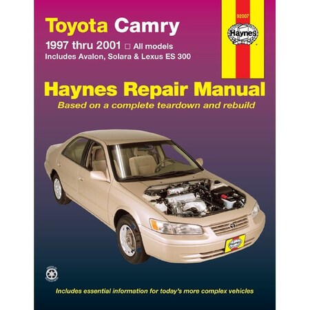 Haynes Manuals TOYOTA CAMRY/AVALON/SOLARA/LEXUS ES 300/ 92007