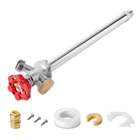 Vevor Anti-Siphon Frost-Proof Sillcock 12-inch Freeze Proof Outdoor Faucet Bib SHSH12IN