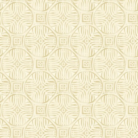 Chesapeake Sandee Butter Medallion Wallpaper 3125-72312